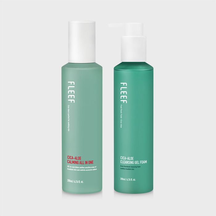 Plif Trouble Care Set: Cleansing Gel Foam + Calming All-in-One by Flip - Available at allkpopmag. Price: $65.26.