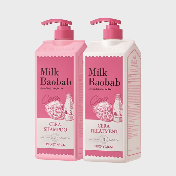 Sera Shampoo + Treatment 1200ml (Peony Musk) by Milk Baobab - Available at allkpopmag. Price: $55.61.