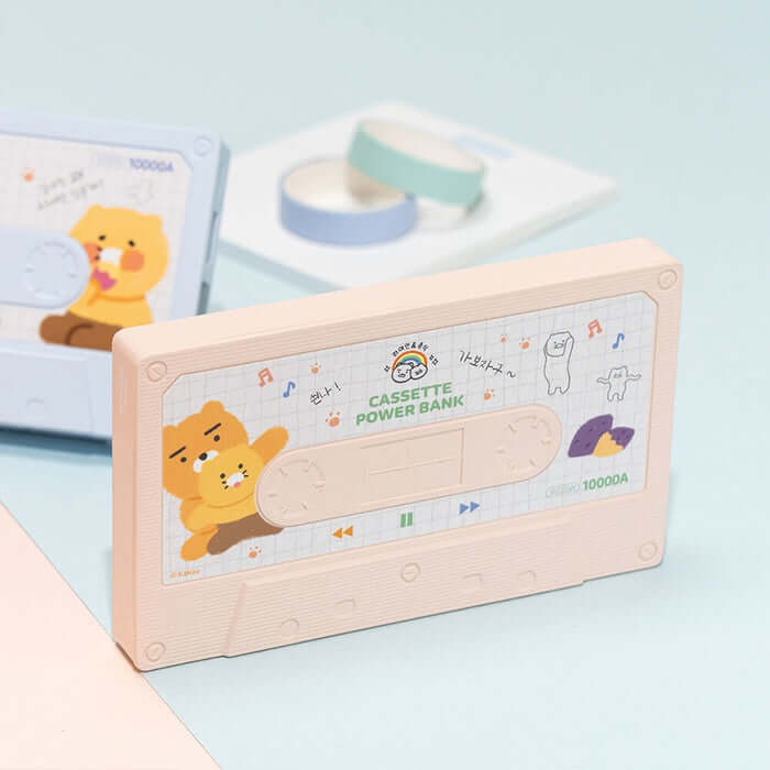 Kakao Friends Cassette Style Power Bank 10000mAh by Kakao Friends Tech Products - Available at allkpopmag. Price: $35.16.