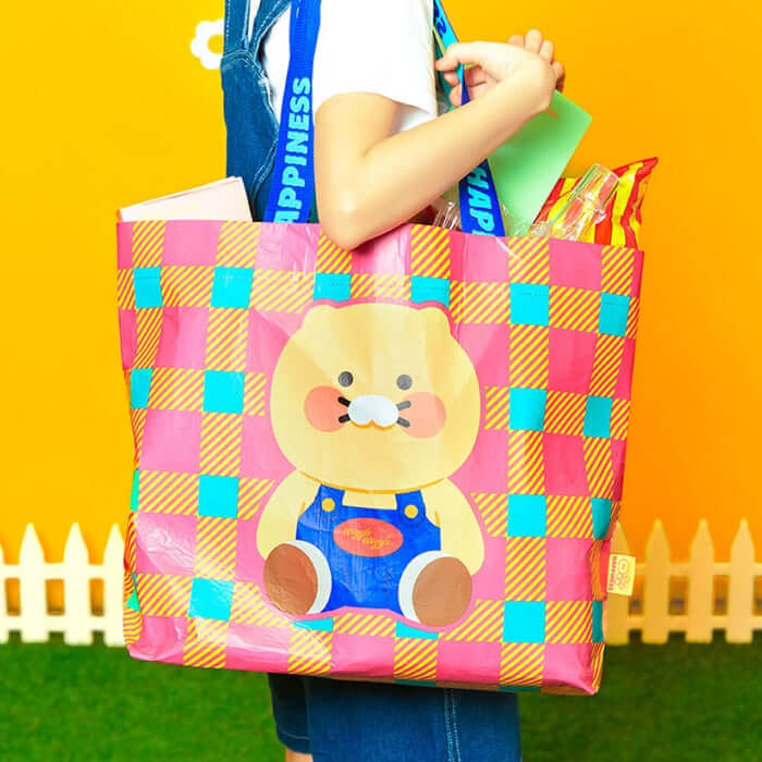Wiggle Wiggle x Kakao Friends Reusable Bag - Chunsik by Kakao Friends - Available at allkpopmag. Price: $18.81.
