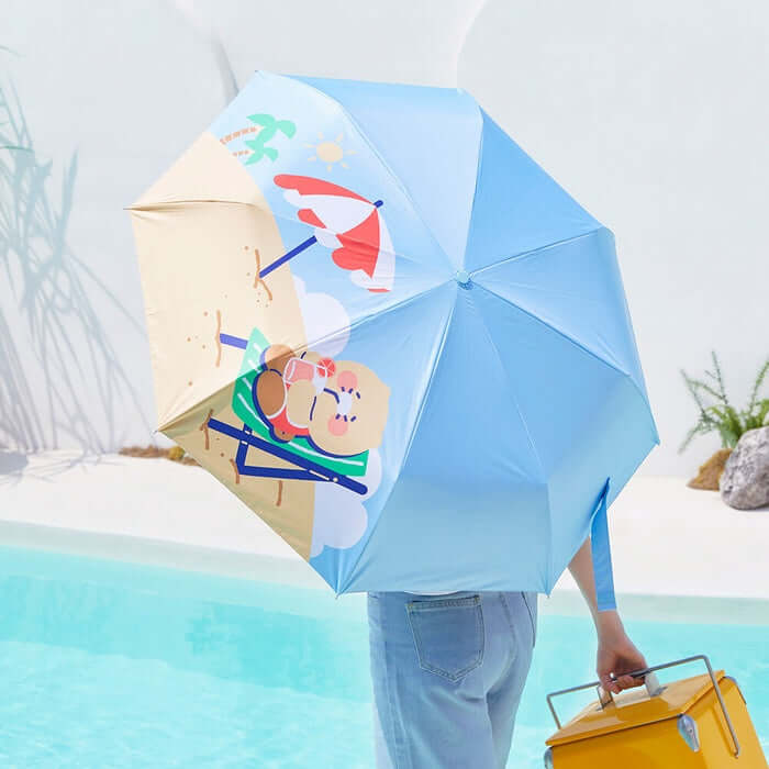 Summer Holiday UV Umbrella - Chunsik by Kakao Friends - Available at allkpopmag. Price: $31.75.