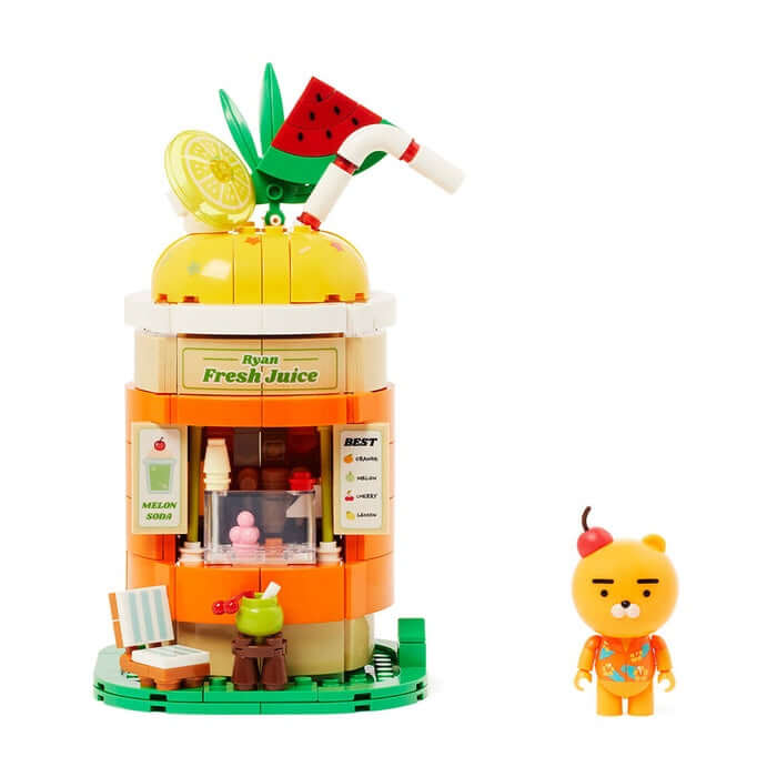 Dessert Brick Figure Lemon Soda - Lion by Kakao Friends - Available at allkpopmag. Price: $44.68.
