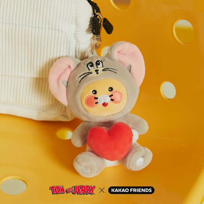 Tom and Jerry x Kakao Friends Keyring Plush Toy - Chunshik by Kakao Friends - Available at allkpopmag. Price: $24.69.
