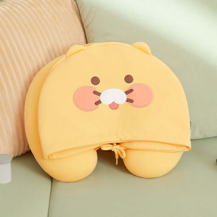 Hooded Neck Pillow - Chunsikyi by Kakao Friends - Available at allkpopmag. Price: $32.92.