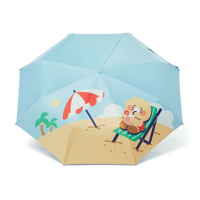 Summer Holiday UV Umbrella - Chunsik by Kakao Friends - Available at allkpopmag. Price: $31.75.