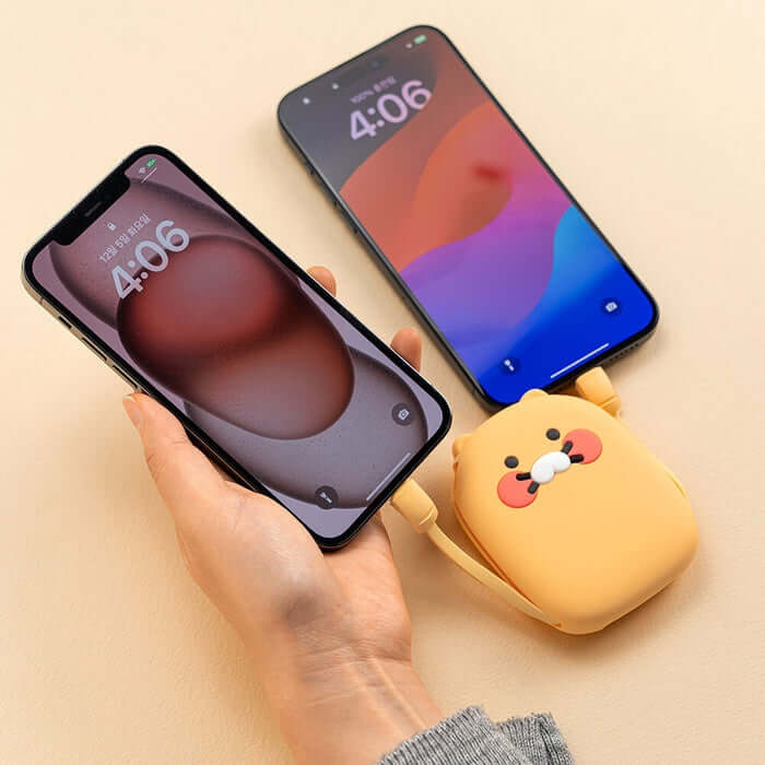 Kakao Friends All-in-One Cable Power Bank 5,000mAh (Apple Watch Compatible) by Kakao Friends Tech Products - Available at allkpopmag. Price: $41.03.