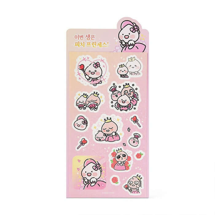 Peach Princess Pulse Sticker - Apich by Kakao Friends - Available at allkpopmag. Price: $5.76.