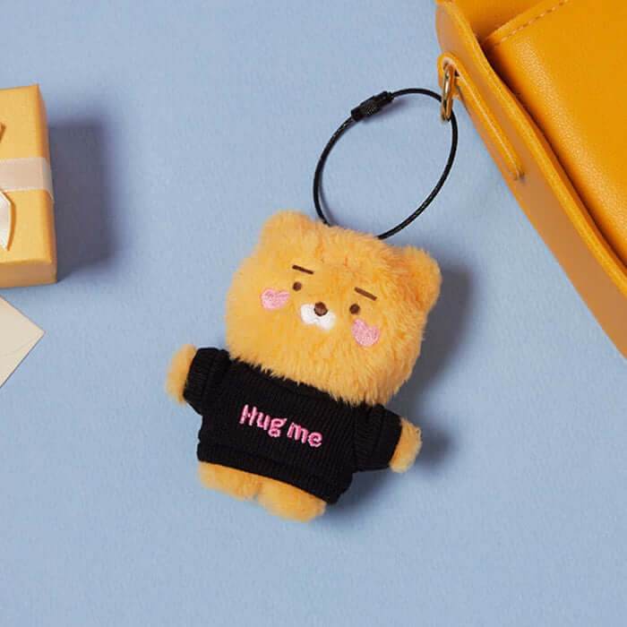 Love Hug Me Fuzzy Keychain Doll - Little Lion by Kakao Friends - Available at allkpopmag. Price: $16.46.