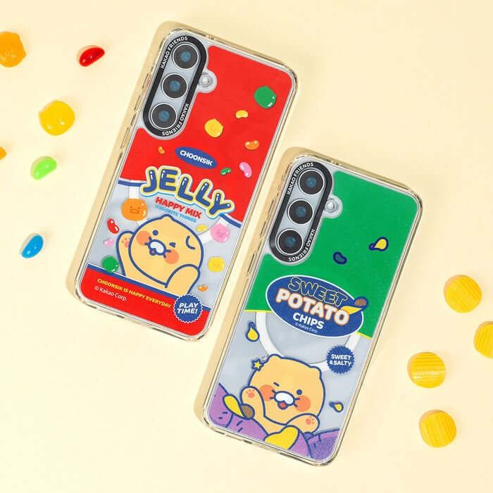 Kakao Friends Galaxy S24 Series Snack Clear MagSafe Case by Kakao Friends Tech Products - Available at allkpopmag. Price: $29.39.