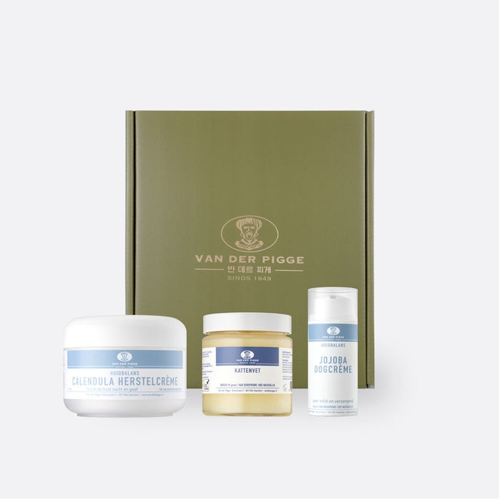 All-in-One Set: Soothing Cream, Eye Cream & Multi Balm - EU Certified Natural Cosmetics by Vanderpique - Available at allkpopmag. Price: $252.85.