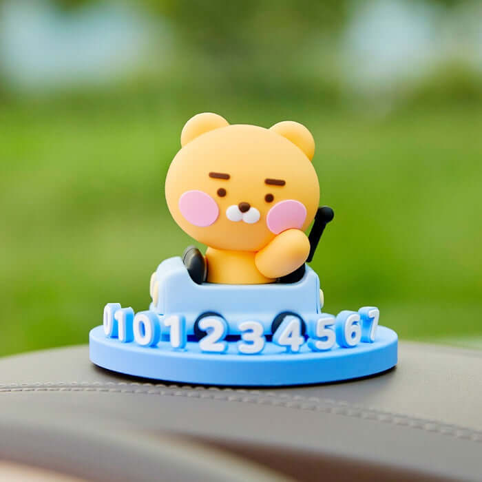 Little Lion Figure Parking Number Plate by Kakao Friends - Available at allkpopmag. Price: $22.34.