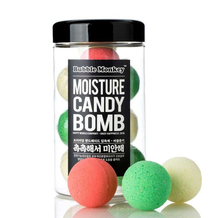 Bubble Monkey Moisture Candy Bath Bombs 30g x 10 Pack by Bubble Monkey - Available at allkpopmag. Price: $38.21.