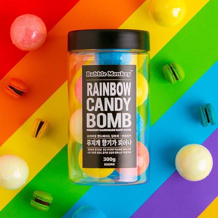 Bubble Monkey Rainbow Candy Bath Bombs 30g x 10 Pack by Bubble Monkey - Available at allkpopmag. Price: $38.21.