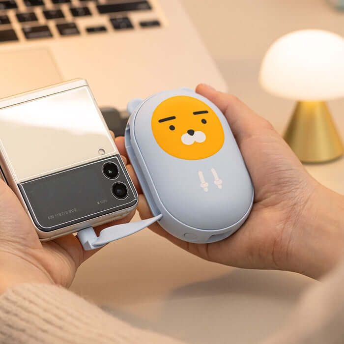 Kakao Friends Pebble Hand Warmer Power Bank 5000mAh C-Type by Kakao Friends Tech Products - Available at allkpopmag. Price: $52.91.