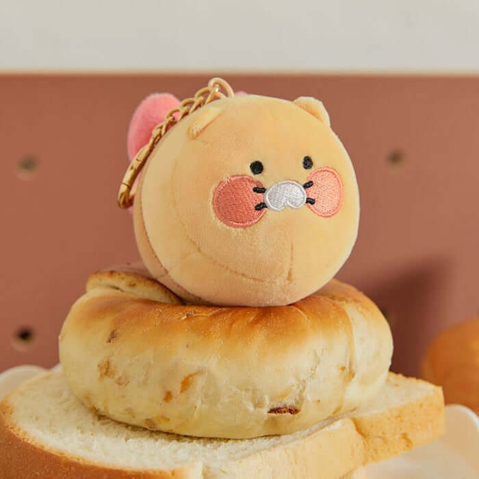 Ribbon Bread Keychain Doll - Chunsik by Kakao Friends - Available at allkpopmag. Price: $15.29.