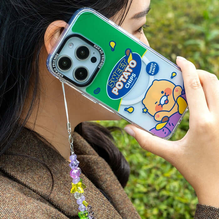 Kakao Friends iPhone 16, 15 Snack Clear MagSafe Case by Kakao Friends Tech Products - Available at allkpopmag. Price: $29.39.
