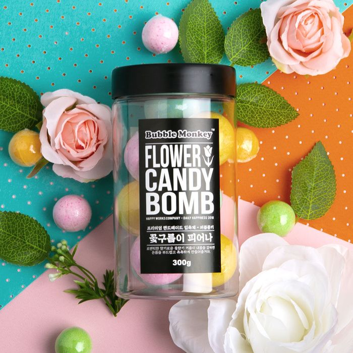 Bubble Monkey Flower Candy Bath Bombs 30g x 10 Pack by Bubble Monkey - Available at allkpopmag. Price: $38.21.