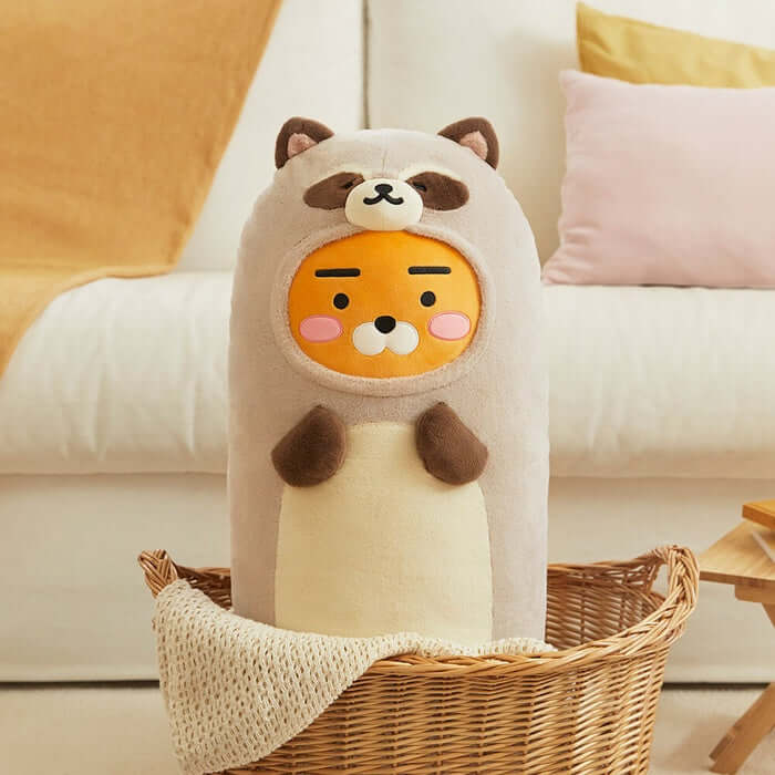 Raccoon Body Pillow - Lion Design by Kakao Friends - Available at allkpopmag. Price: $61.14.