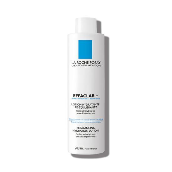 200ml bottle of La Roche-Posay Effaclar H Toner for combination and dry skin, designed for skincare enthusiasts seeking hydration and balance.