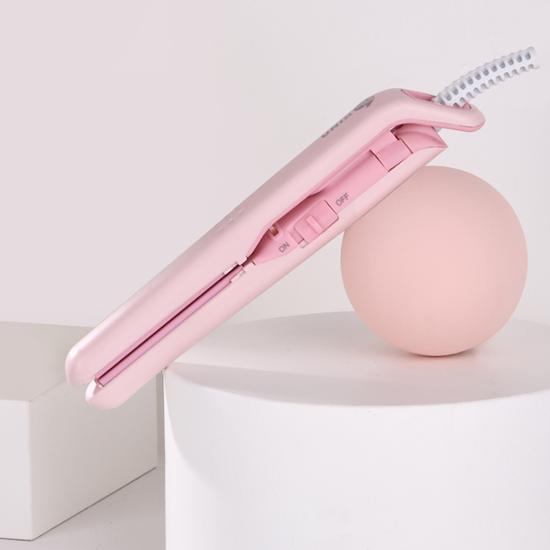 Unix Takeout Wireless Hair Curler in Pink, a stylish and portable hair care tool for effortless curls, ideal for K-Beauty enthusiasts.