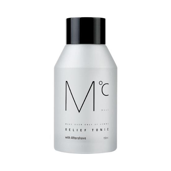 Alt text: MDC Relief Tonic with Aftershave 150ml - K-Beauty skincare toner for soothing and refreshing skin, perfect for personal care routines.