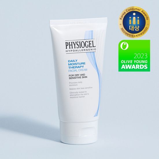 Physiogel DMT Facial Moisturizing Cream 150ml - Hydrating skincare product for sensitive skin, part of K-Beauty.