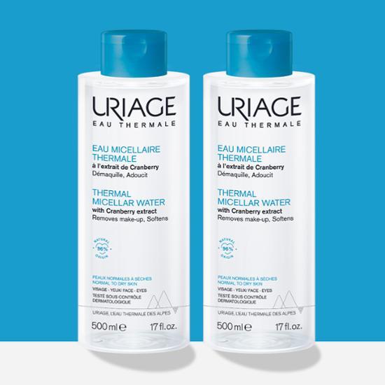 Uriage Micellar Cleansing Water Double Set (500ml + 500ml)