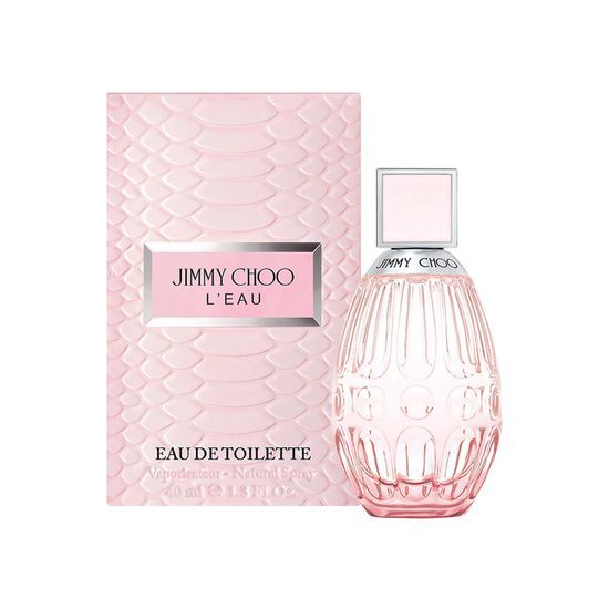 Jimmy Choo Eau de Toilette 40ml bottle, a luxurious fragrance for personal care, featuring elegant packaging and a stylish design.