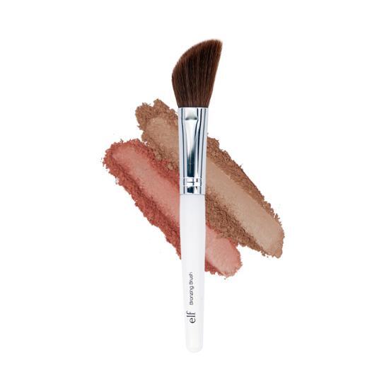 e.l.f. Bronzing Brush - Essential beauty tool for flawless makeup application, perfect for achieving a sun-kissed glow.