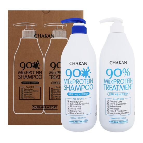 Chakhan Factory Milk Protein Shampoo 1000ml + Treatment 1000ml