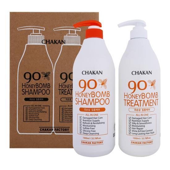 Chakhan Factory Honey Bomb Shampoo 1000ml + Treatment 1000ml