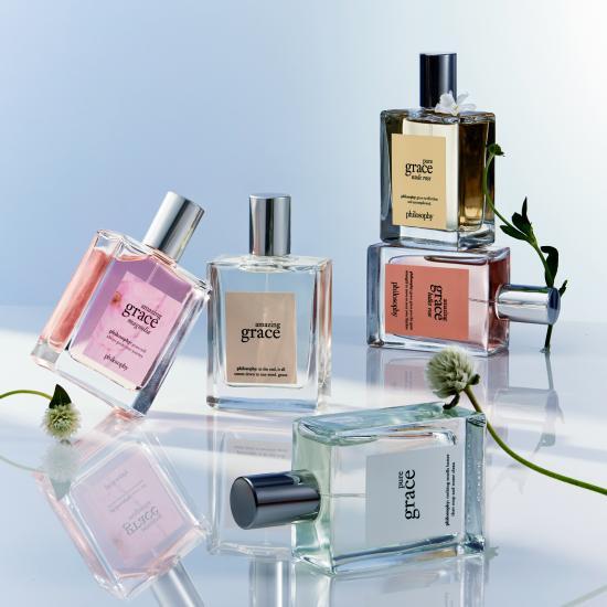 Philosophy Amazing Grace EDT 60ml fragrance, part of the Best 6 Set, showcasing a delicate and uplifting floral scent in elegant packaging.