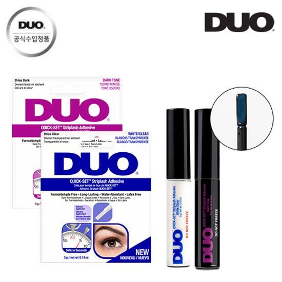 Duo Quick Set Eyelash Adhesive 5g (Dark, Clear) Tip Type Select 1