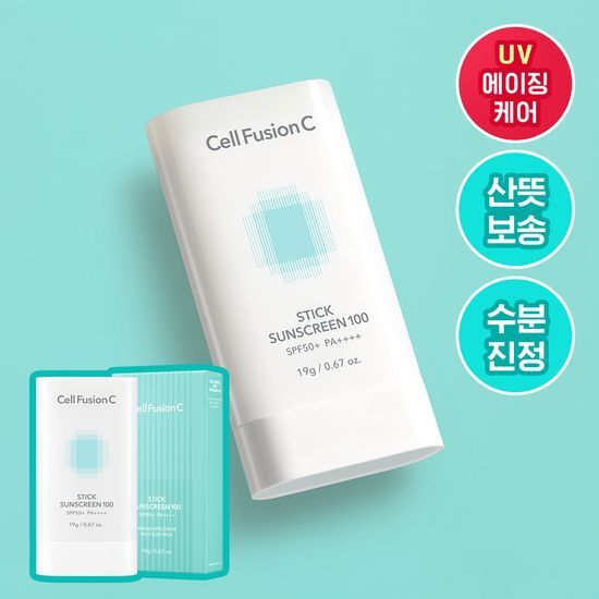 Cell Fusion C Stick Sunscreen 19g with SPF 50+/PA+++ for effective sun protection, ideal for K-Beauty skincare routines.