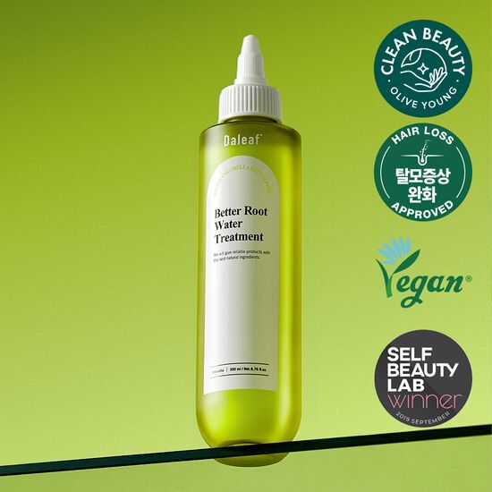 200ml bottle of Dalipe Chlorella Water Treatment for hair loss relief, featuring K-Beauty branding and designed for effective hair care.
