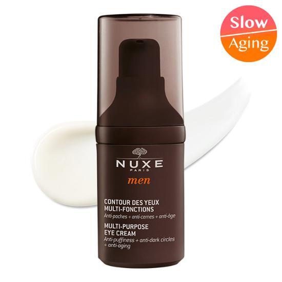 15ml Nuxe Men Anti-Fatigue Eye Cream, a skincare product designed to reduce signs of fatigue and rejuvenate the eye area.