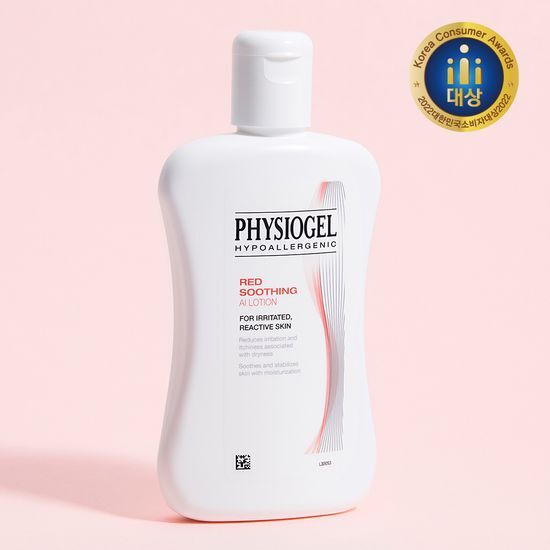 Physiogel Red Soothing AI Calming Moisture Lotion 200ml - A hydrating skincare product designed to soothe and calm sensitive skin, ideal for K-Beauty enthusiasts.