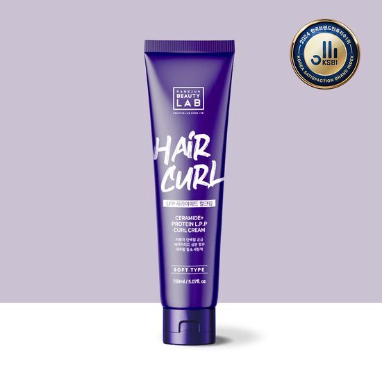 Park Jun Beauty Lab LPP Ceramide Soft Curl Cream 150ml - K-Beauty hair care styling product for soft, defined curls.