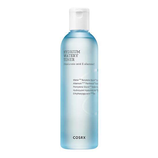 COSRX Hydrium Watery Toner 280ml - K-Beauty skincare toner for hydration and refreshment.