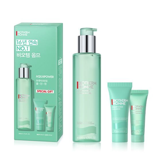 Biotherm Homme Aquapower All-in-One Set (Cleanser 40ml + 20ml)