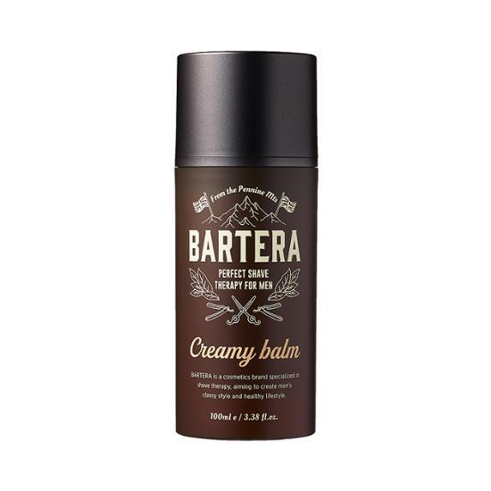 Barterra Creamy Balm for men's grooming, featuring a smooth texture and designed for shaving care in the K-Beauty category.