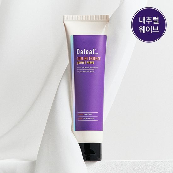 150ml bottle of Dahlif Glam Curling Essence for natural waves, part of K-Beauty hair care treatments.