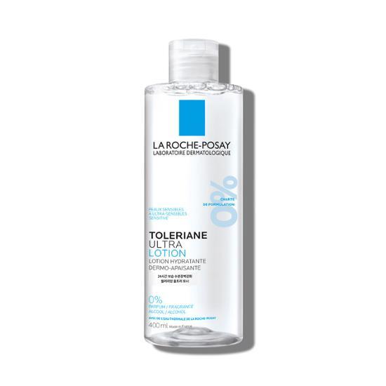 La Roche-Posay Toleriane Ultra Lotion 400ML - soothing skincare lotion for sensitive skin, featured in a sleek bottle.