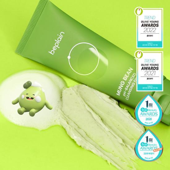 Beplain Mung Bean Mild Acid Cleansing Foam 80ml