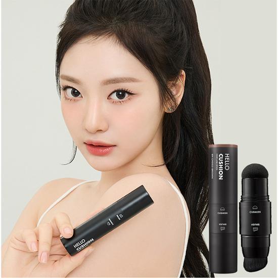 Mise en Scène Hair Line Cover Hello Cushion 6N Choco Brown/1B Mystic Black, choose one.