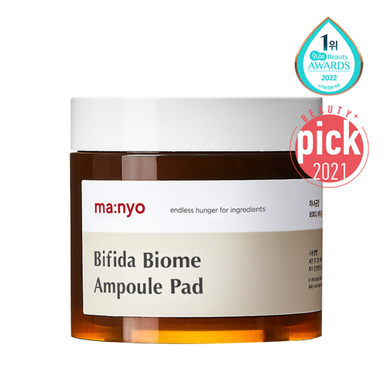 Alt text: Witch Factory Bifida Biome Ampoule Pads - 70 sheets of K-Beauty skincare masks for enhanced hydration and skin care.