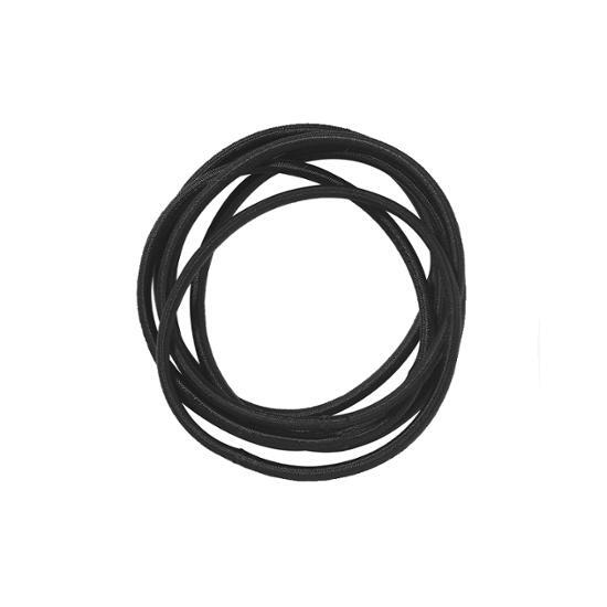 Filimili Mup Tip Hair Tie (Small) Black 6P