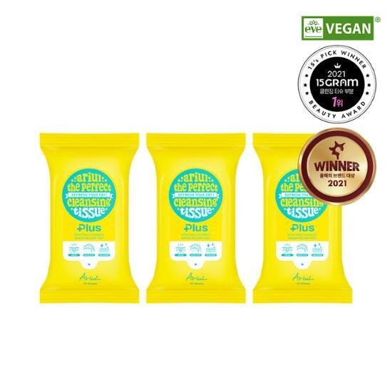 Ariel The Perfect Skincare Tissue Plus Triple Set (20 sheets x 3)