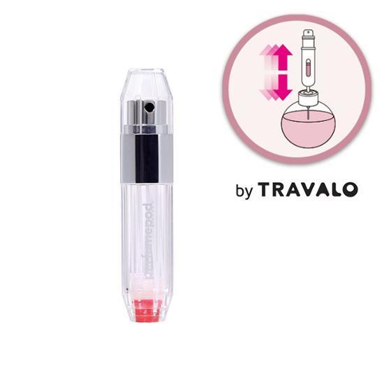 Travalo perfume bottle, Perfume Pot, Crystal Silver