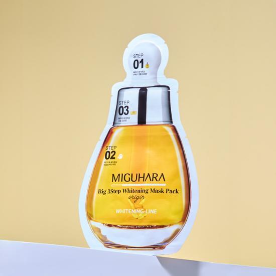 Mighuara Big 3-Step Whitening Mask Pack Origin 1 sheet